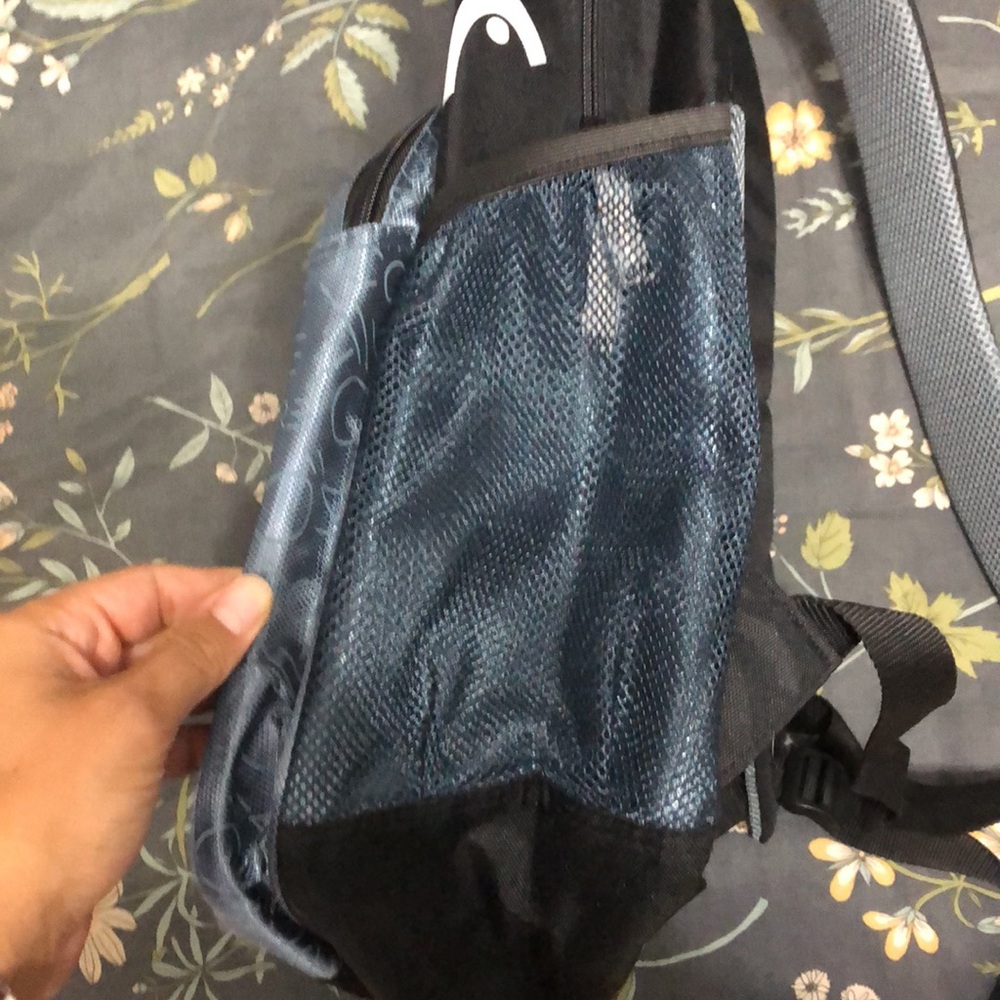 Head Core Performance Classic Large Tennis Racket Backpack Bag in Black and Blue - Picture 7 of 9